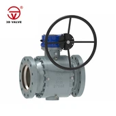 Tridelni krogelni ventil z zmanjšano izvrtino