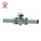 Krogelni ventili s prirobnico iz litega jekla za cevovode